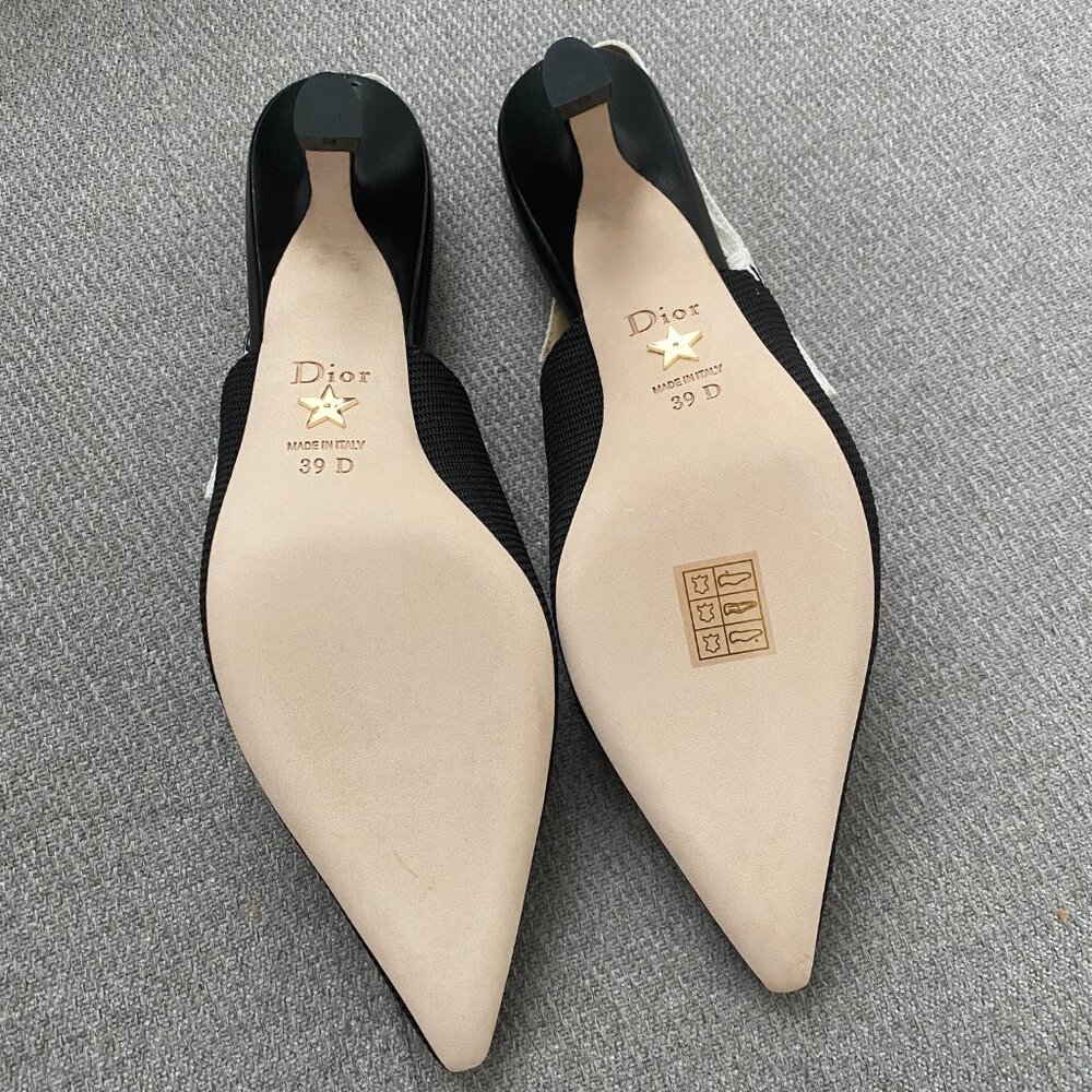 Dior Black and Cream Heels - Picture 5 of 6